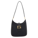 GUCCI GG Canvas Shoulder Bag Black Gold 001 4142 Auth 201947A-13