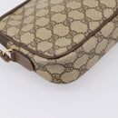GUCCI GG Supreme Shoulder Bag PVC Leather Beige Gold 007 14 6428 Auth 201948-17