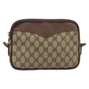 GUCCI GG Supreme Shoulder Bag PVC Leather Beige Gold 007 14 6428 Auth 201948-13