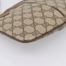 GUCCI GG Supreme Web Sherry Line Bag PVC Beige Gold 904 02 047 Auth 201950-16
