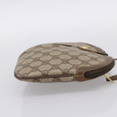 GUCCI GG Supreme Web Sherry Line Bag PVC Beige Gold 904 02 047 Auth 201950-4