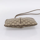 GUCCI GG Supreme Web Sherry Line Bag PVC Beige Gold 904 02 047 Auth 201950-5