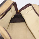 LOEWE Amazona 28 Hand Bag Suede Beige Gold Auth 201951-18