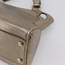 CARTIER Marcello Hand Bag Leather Gold Auth 201954-15