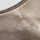 CARTIER Marcello Hand Bag Leather Gold Auth 201954-10