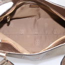 CARTIER Marcello Hand Bag Leather Gold Auth 201954-11