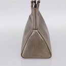 CARTIER Marcello Hand Bag Leather Gold Auth 201954-3