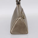 CARTIER Marcello Hand Bag Leather Gold Auth 201954-4