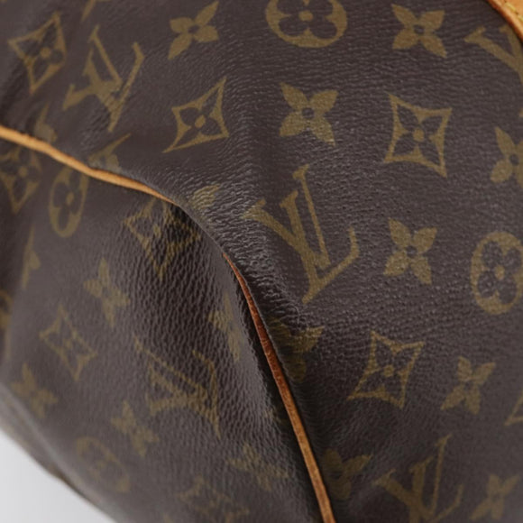 LOUIS VUITTON Monogram Sac Souple 35 Boston Bag M41626 LV Auth 201957