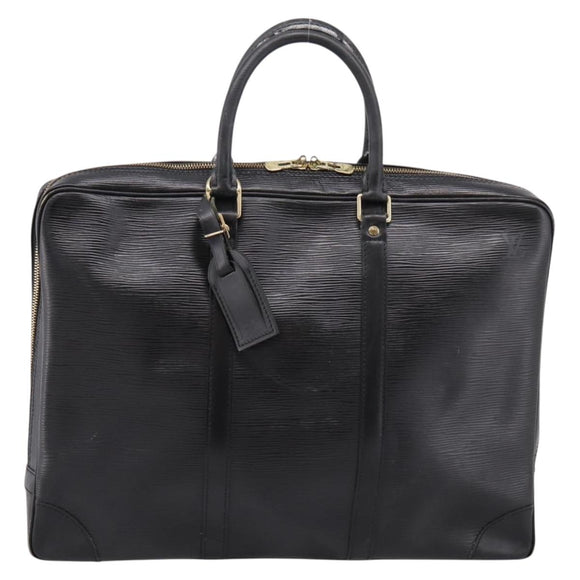 LOUIS VUITTON Epi Porte Documents Voyage Business Bag Black M40321 Auth 201958