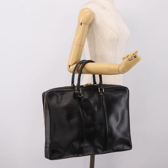 LOUIS VUITTON Epi Porte Documents Voyage Business Bag Black M40321 Auth 201958