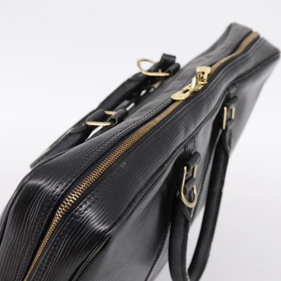 LOUIS VUITTON Epi Porte Documents Voyage Business Bag Black M40321 Auth 201958