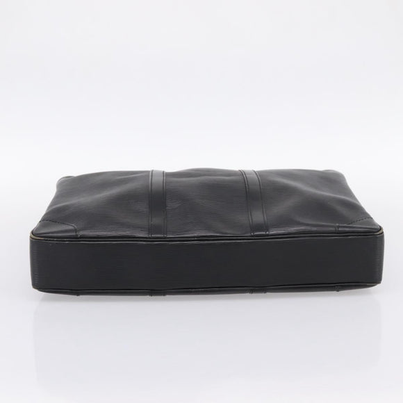 LOUIS VUITTON Epi Porte Documents Voyage Business Bag Black M40321 Auth 201958