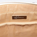 BURBERRY Nova Check Tote Bag Canvas Ivory Silver Auth 201961-17