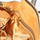 Miu Miu Hand Bag Leather 2way Khaki Gold Auth 201966A-22