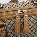 GUCCI Diamante Sukey Hand Bag Canvas 2way Beige Gold 247902 Auth 201967A-16