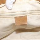 GUCCI Diamante Sukey Hand Bag Canvas 2way Beige Gold 247902 Auth 201967A-17