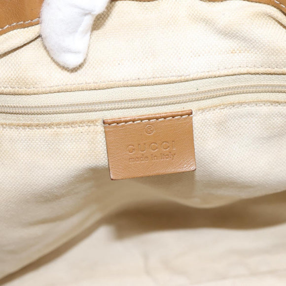 GUCCI Diamante Sukey Hand Bag Canvas 2way Beige Gold 247902 Auth 201967A