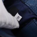 Miu Miu Shoulder Bag Leather Blue Silver Auth 201970A-12