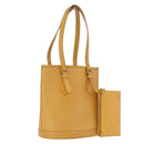 LOUIS VUITTON Epi Bucket PM Shoulder Bag SPO Yellow LV Auth 201976V-1