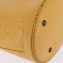 LOUIS VUITTON Epi Bucket PM Shoulder Bag SPO Yellow LV Auth 201976V-15