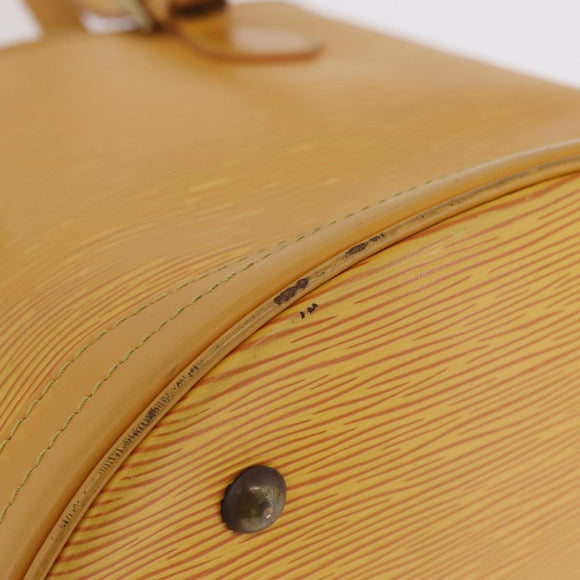 LOUIS VUITTON Epi Bucket PM Shoulder Bag SPO Yellow LV Auth 201976V