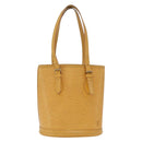 LOUIS VUITTON Epi Bucket PM Shoulder Bag SPO Yellow LV Auth 201976V-2