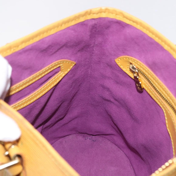 LOUIS VUITTON Epi Bucket PM Shoulder Bag SPO Yellow LV Auth 201976V