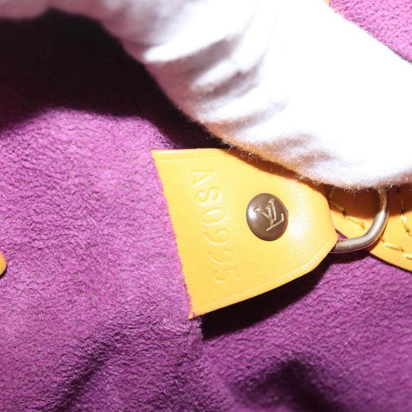LOUIS VUITTON Epi Bucket PM Shoulder Bag SPO Yellow LV Auth 201976V