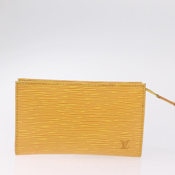 LOUIS VUITTON Epi Bucket PM Shoulder Bag SPO Yellow LV Auth 201976V