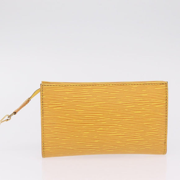 LOUIS VUITTON Epi Bucket PM Shoulder Bag SPO Yellow LV Auth 201976V