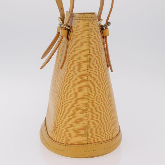 LOUIS VUITTON Epi Bucket PM Shoulder Bag SPO Yellow LV Auth 201976V