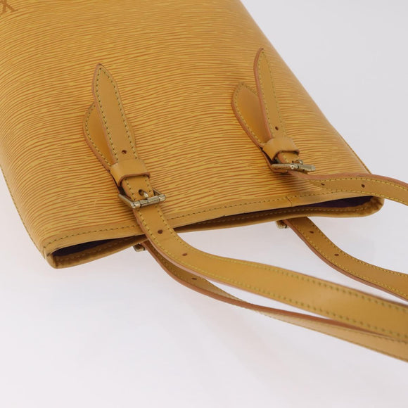 LOUIS VUITTON Epi Bucket PM Shoulder Bag SPO Yellow LV Auth 201976V