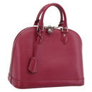 LOUIS VUITTON Epi Alma PM Hand Bag Fuchsia M40490 LV Auth 201977A-1