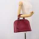 LOUIS VUITTON Epi Alma PM Hand Bag Fuchsia M40490 LV Auth 201977A-23
