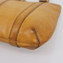 Christian Dior Tote Bag Leather Beige Auth 201982-9