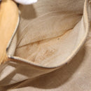 Christian Dior Tote Bag Leather Beige Auth 201982-11