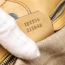 Christian Dior Tote Bag Leather Beige Auth 201982-12