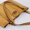 Christian Dior Tote Bag Leather Beige Auth 201982-6