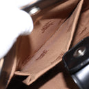 Burberrys Nova Check Shoulder Bag Canvas Beige Silver Auth 201983-21