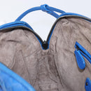 BOTTEGA VENETA INTRECCIATO Shoulder Bag Leather Blue Auth 201989V-21