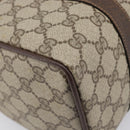 GUCCI GG Supreme Web Sherry Line Hand Bag PVC Beige Gold 39 02 006 Auth 201990-14