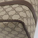 GUCCI GG Supreme Web Sherry Line Hand Bag PVC Beige Gold 39 02 006 Auth 201990-16