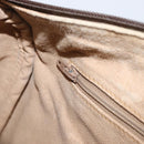 GUCCI GG Supreme Web Sherry Line Hand Bag PVC Beige Gold 39 02 006 Auth 201990-22