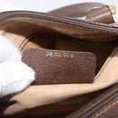 GUCCI GG Supreme Web Sherry Line Hand Bag PVC Beige Gold 39 02 006 Auth 201990-12