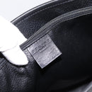CELINE Macadam Canvas Tote Bag PVC Leather Black Gold Auth 201999A-17
