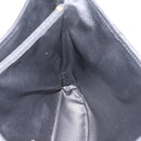 CELINE Macadam Canvas Tote Bag PVC Leather Black Gold Auth 201999A-18