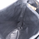 CELINE Macadam Canvas Tote Bag PVC Leather Black Gold Auth 201999A-19