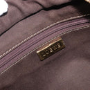 LOEWE Amazona 28 Hand Bag Leather Beige Gold Auth 202000A-21