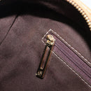 LOEWE Amazona 28 Hand Bag Leather Beige Gold Auth 202000A-24
